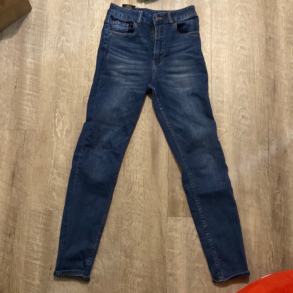 Dark blue jeans